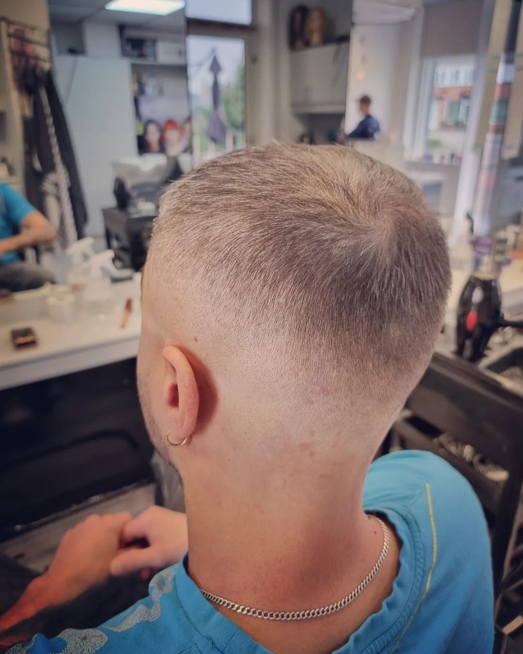 Fade, van achteren gezien